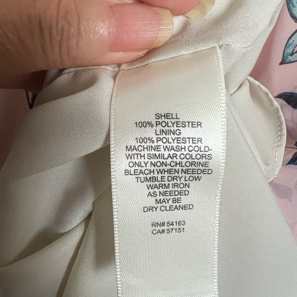 Eliza J Floral Ruffle A Line Dress Blush Pink Size 2 - Picture 8 of 9